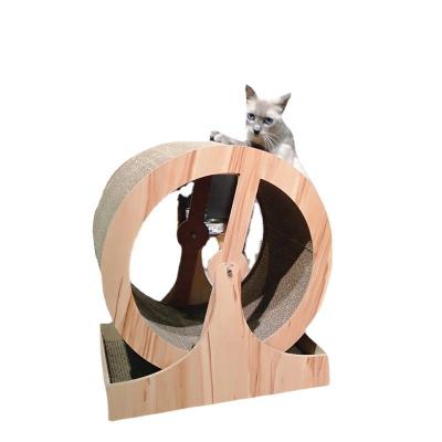 China Cat Cardboard Scratcher stocked 2022 new Cat Scratching And Exercise Wheel for sale