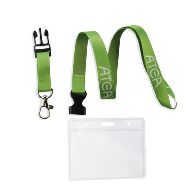 China Custom Logo Neck Polyester Cute Lanyard Material Woven Lanyards of Promotional Gift/Promotional Advertising Gift for sale