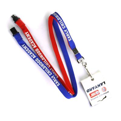 China Promotional Custom Lanyard Breakaway Clip Lanyard Short ID Card Lanyard Gift/Driver Sublimation Advertising for sale