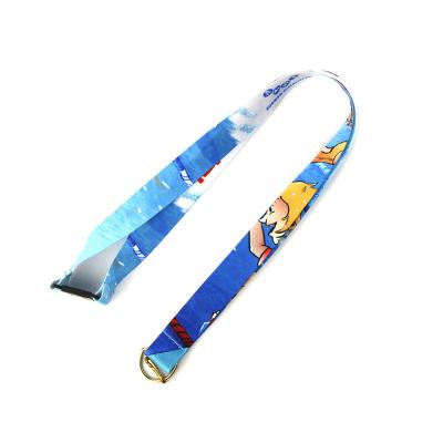 China High Quality Polyester Design Lanyard Accessories Flat Polyester Men Lanyard for sale