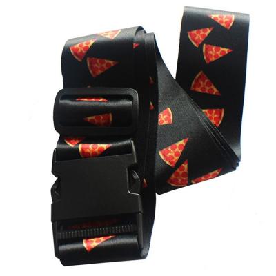 China Cheap Polyester OEM Luggage Belt For Suitcase And Lock for sale