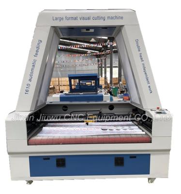 China 1610 Laser CUT High Efficiency Double Heads CNC CCD Auto Laser Cutting Machine for sale