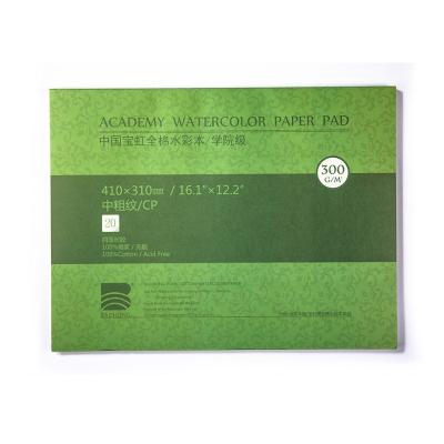 China Water Color Painting Academy Watercolor PAP Pad 300 GSM Watercolor Paper Pad for sale