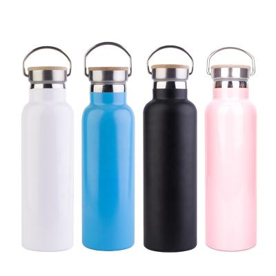 China New Design Business Gradient Color Portable Double Wall Stainless Steel Vacuum Insulated Thermos Flask Water Bottle For Sports for sale