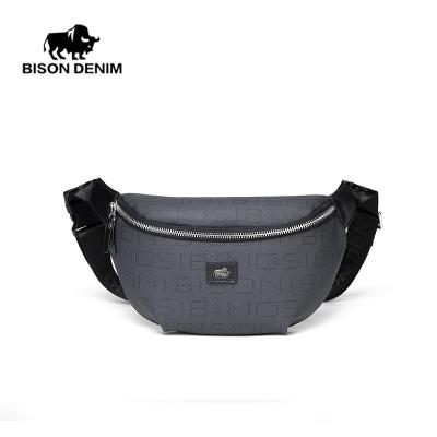 China Water Proof BISON DENIM Men's and Women's Fanny Pack High Quality Waist Bag Shoulder Cross - Female Designer Brand Handbag Body Chest Bag Belt Bag for sale