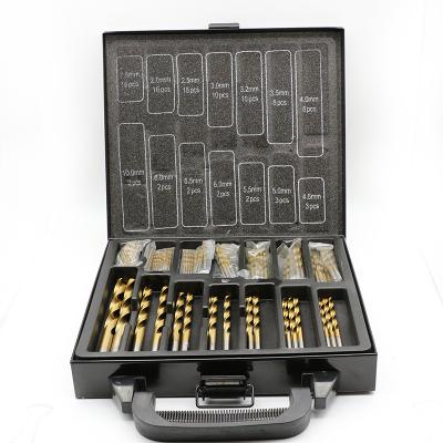 China 170pc HSS Non-Ferrous Metal Drill Bit Set Twist Drill Bit Metal Cutting Tool for sale