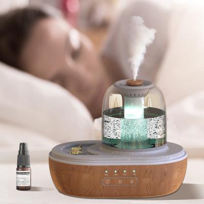 China New Aromatherapy Humidifier Essential Oil Diffuser Home Mini Car Car Diffuser Ultrasonic Electric Portable Warm Scented Aroma Fragrance for sale