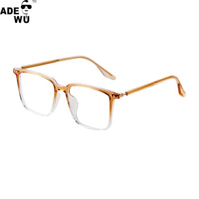 China Anti ADE Blues With You PSTY8881M Vintage TR90 Sight Clear Plain Glass Blue Light Blocking Student for sale