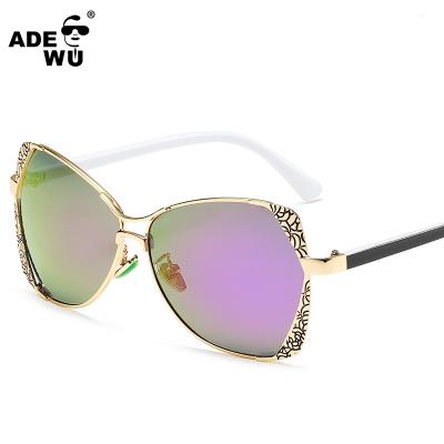 China Fashion ADE sunglasses with you luxury large view film sunglasses fashion colors MS6106 2021 new ladies polarized sunglasses for sale