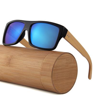 China Fashion ADE Sunglasses With You Retro Sun Glasses Oversized Bamboo Wood Bamboo Women Sunglasses Case WPB1033 Quality PC Glass Men for sale