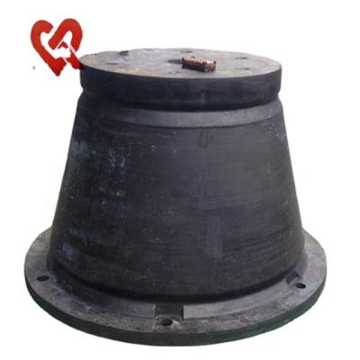 China Used for boat dock and dock protection super cone rubber fender with installation accessories for sale