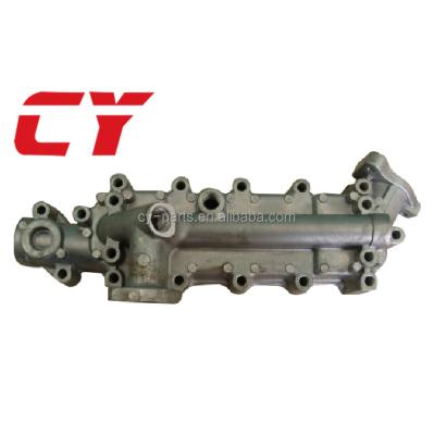 China Excavator Truck HO7C Diesel Engine Oil Cooler Cover for sale