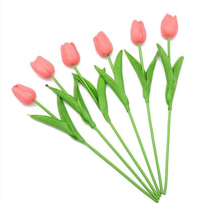 China Garden.Hotel.Home.Office Decor Simulation Rose Bouquet Tulip Living Room Table Decoration Flowers Faux Flower Arrangement Flower Ornaments for sale