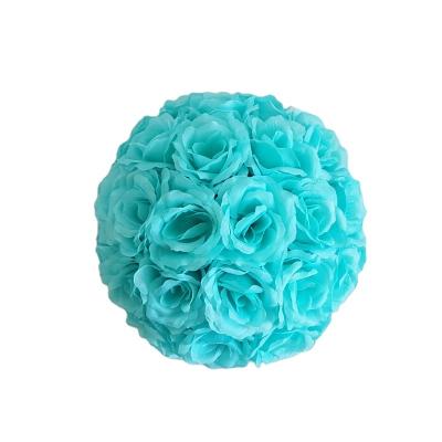 China Garden.Hotel.Home.Office Decor 30 cm Rose Flower Balls Whole Colored Artificial Flower Ball Hanging Decorative Arrangements for Wedding Centerpieces Decoration for sale