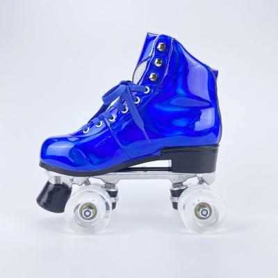 China Durable Chinese factories sell double - row skates wholesale. Cheap Aluminum Alloy Base Plate Roller Skates for sale