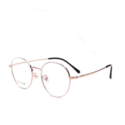 China For Prescription Glasses 2021 Beta Titanium Optical Frames Retro Light Reading Glasses New Round Frame Glasses For Men for sale