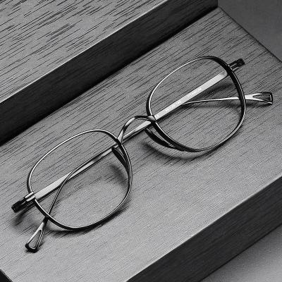 China For Kenbo Eyewear Fashion Glasses Prescription Small Square Pure Titanium Classic Vintage Optical Glasses Frames Optical Glasses for sale