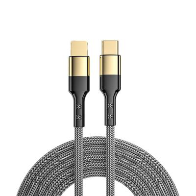 China Type C 8 to 8 Pin Palladium 18W Gold Plated Pin to USB-C Fast Charging and Data Sync Cable for iPhone 12 11 for sale