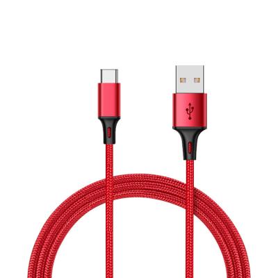 China Type C 2.4A USB Fast Charging Type C Cable 1m 1.5m 2m for sale