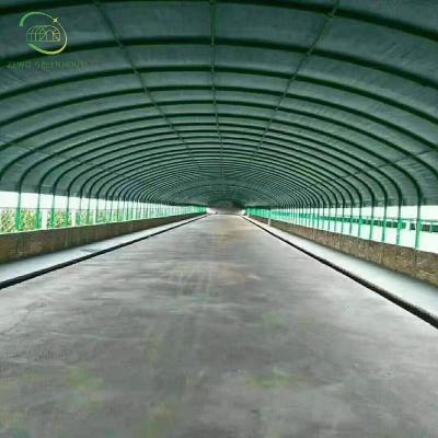 China Planting Vegetables And Flowers Frame Greenhouse Galvanized Steel Structure Green House Drip Irrigation Large Water Fertilizer Galvanized Tubes >90% for sale