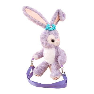 China Stellalou Bunny Backpack Plush Toy Soft Cartoon Rabbit Kids Birthday New Handpack Stuffed Doll Stella Lou Friend Toys Gifts for sale