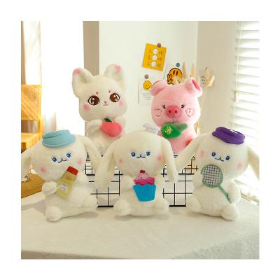 China Wholesale Price 25cm Toy Gift Wholesale Children's Plush Dog Plush Dog Large Ear Designer Plush White Ear Pillow Kawaii Cartoon Plush Toy for sale