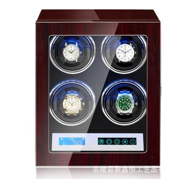 China Mabuchi Wooden Motor Watch Winder Fashion Automatic Watch Winder Box for sale