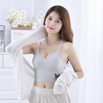 China Quality Product QUICK DRY Solid Color No Steel Ring Comfortable Breathable Ladies Sports Bra for sale