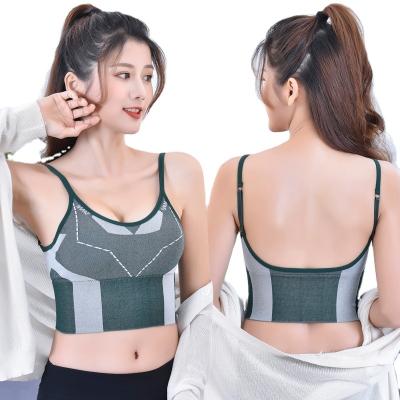 China High Quality QUICK DRY Adjustable Straps U Shape Beautiful Back Girls Sports Invest Yoga Bra for sale