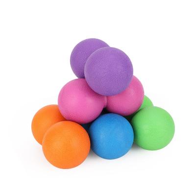 China Double Round Ball Peanut Lacrosse Massage Ball Mobility Ball Deep Massage Tool Physiotherapy Tissue Hand Back Foot for sale