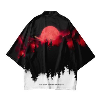 China New Fashion Men Breathable Japanese Kimono Cardigan Samurai Costume Clothing Streetwear for sale