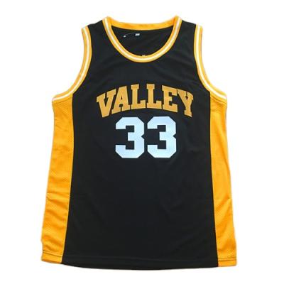 China Name& number stitched Mens Larry Bird Basketball Jerseys Vintage #33 Valley High School Stitched for sale