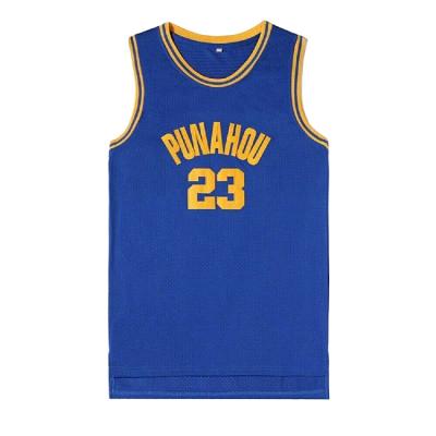 China Name& number stitched #23 Barack Obama Punahou High School basketball tank tops stitched for sale