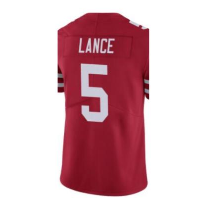 China Shirts & American Football Trey Lance Tank Top Stitched All American Football League In Stock for sale