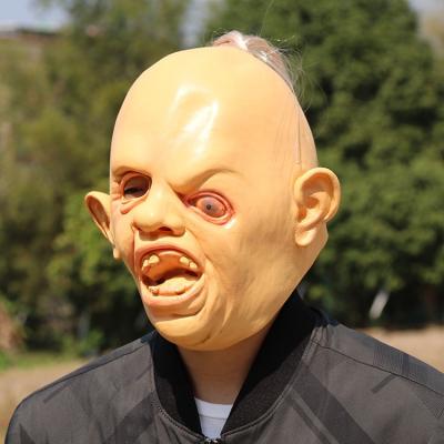 China Funny Latex Horror Latex New Halloween Mask Sleek Party Mask Character Dress Up Mask for sale