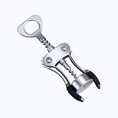 China Can Opener Wine Opener, Zinc Alloy Premium Wing Corkscrew Wine Bottle Opener with Multifunctional for sale