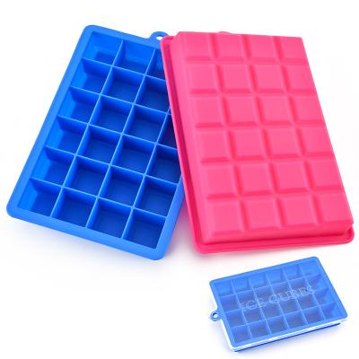 China Viable silicone ice cube maker for whiskey, cocktails, soups and frozen treats for sale