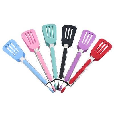 China Sustainable 9inch Silicone Food Tongs For Bakeware For BBQ for sale