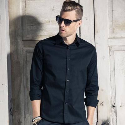 China Anti-pilling Classic Collar Color Men's Casual Shirt Manufacturer for sale