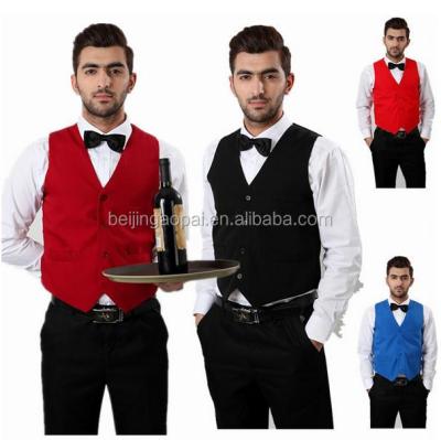 China restaurant & Bar Hotel Waiter Uniform Custom Design Hotel Receptionist Bellboy Uniform For Hotel for sale