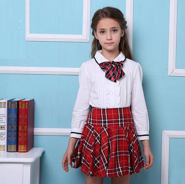 China School Uniform Philippines All Type TC Grade Twill Uniform 65/35 Philippines Style Stripe School Uniform Manufacturer for sale