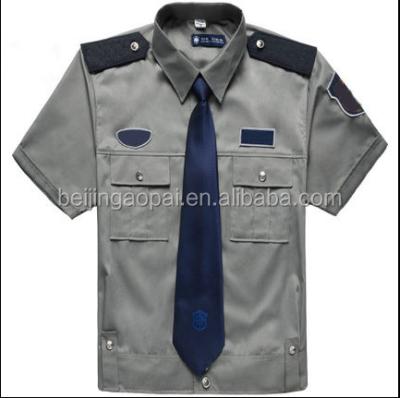 China Wholesale Cheap Guard Custom Logo Design Security Guard Uniforms for sale