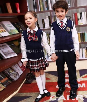 China School China Manufacturer Supply Sample Children School Uniforms Custom Picture for sale