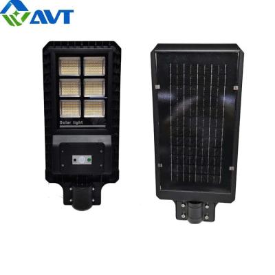 China ROAD Solar Street Light High Lumen Induction Motion Sensor Road Led Garden Outdoor Integrated Street Light for sale