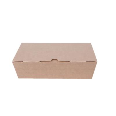 China Recyclable paper material and three layers of corrugated food container for take away food for sale