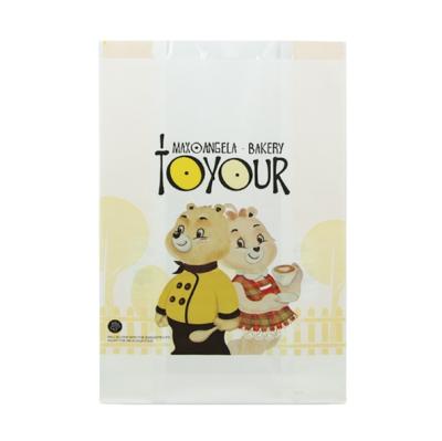 China Toast Bag Disposable Paper Bag Single Transparent Paper Bag for sale