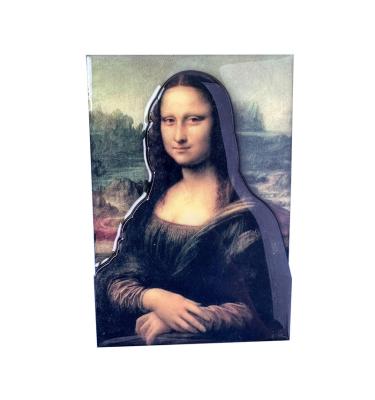 China People High Quality Van Gogh Mona Lisa Refrigerator Magnet 3D mdf Version Famous Painting Magnetic Sticker Fridge Magnets for sale