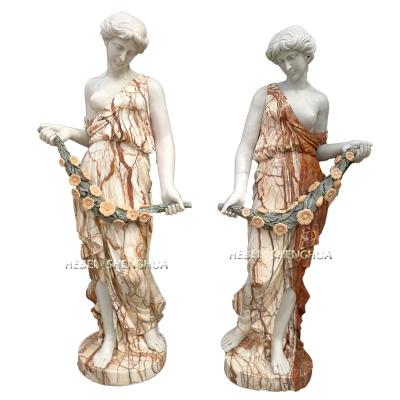 China Western life size marble statues of sex girls for sale for sale