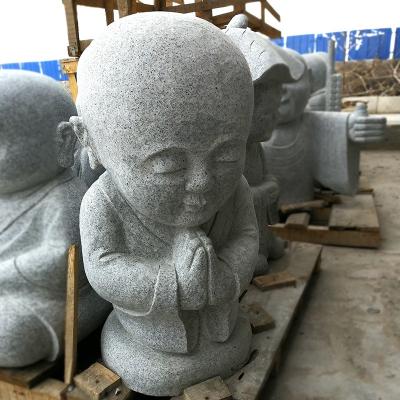 China ORIENTAL Outdoor Cute Hand Carved Mini Granite Buddha Statue For Sale for sale