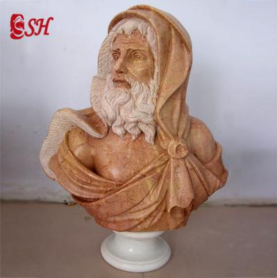 China EUROPEAN Famous Roman Marble Bust Sculptures for sale